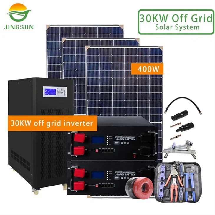 30 kW off-grid zonnestelsel